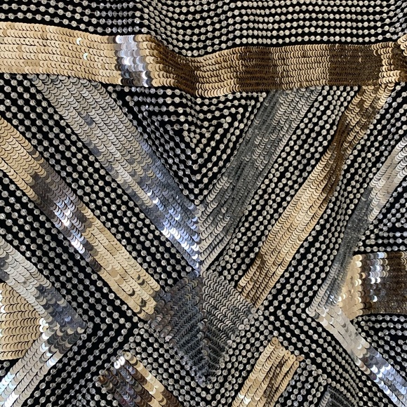 Dundas Sequin Mini Dress size 38 - Picture 5 of 11